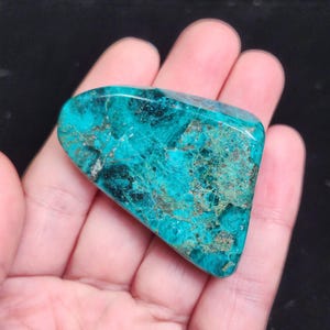 Dioptase Crystal Specimen: Congo Polished Dioptase, 47g