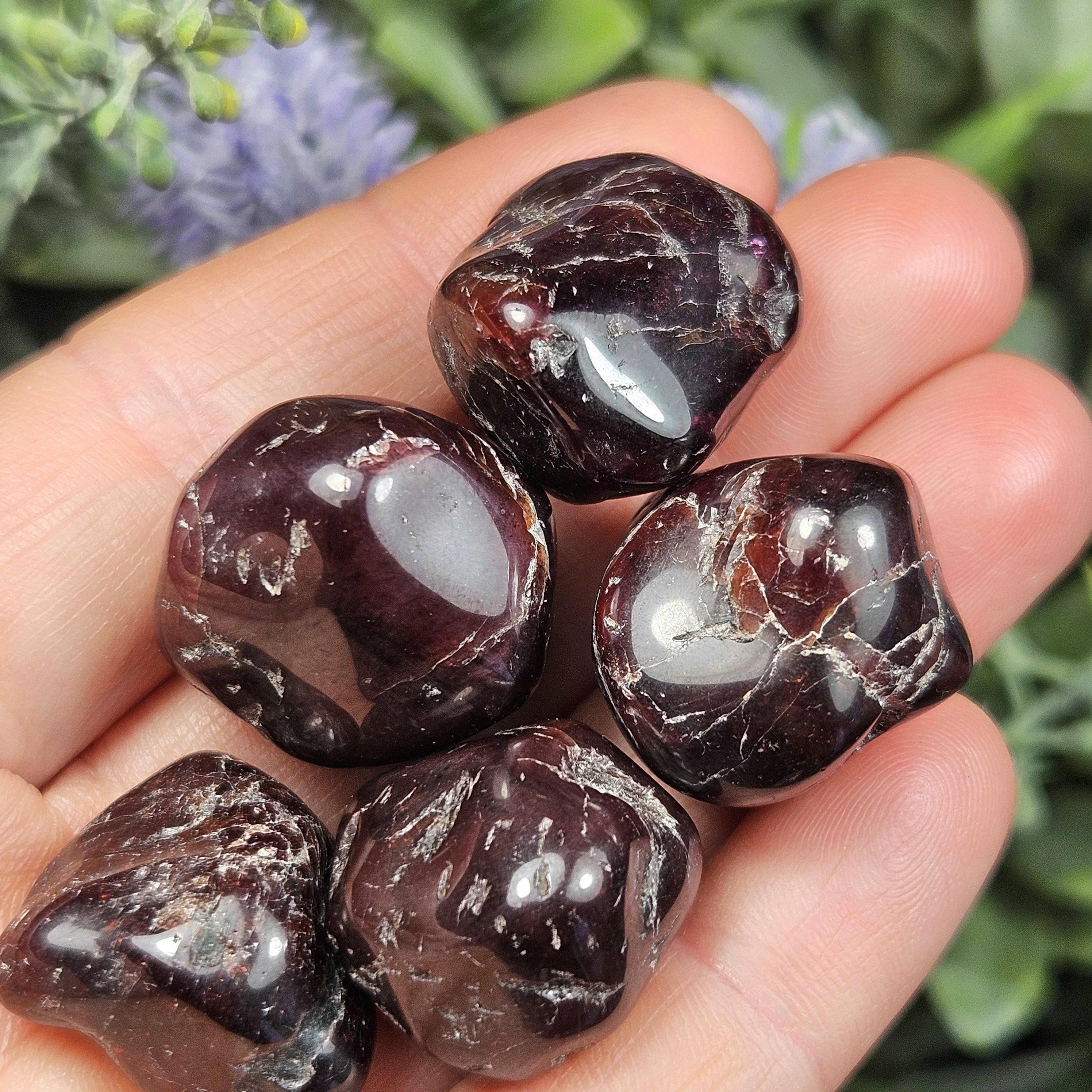 Blood Red Garnet Crystal - Polished Red Garnet - Almandine Garnet 