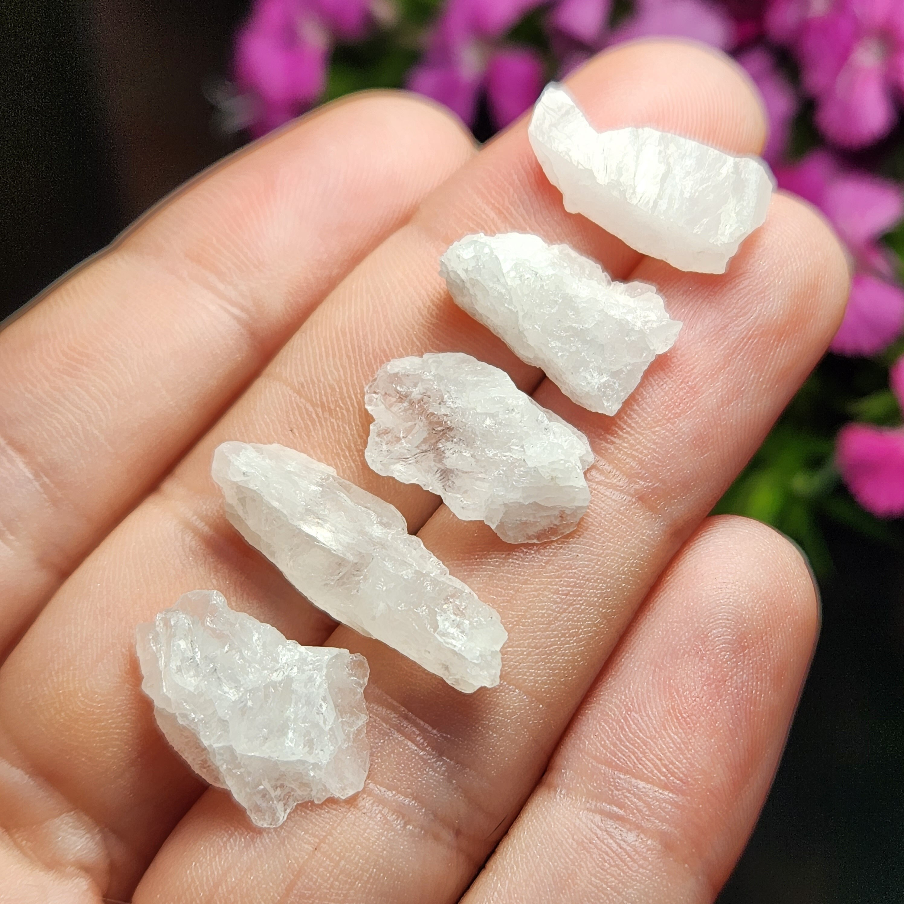 Natural Flame's Stone Crystal Quartz Carved Plane Healing Decorate 1pc