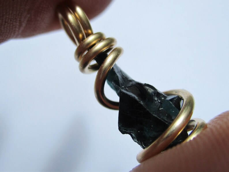 RARE Gold Blue Spinel Pendant Blue Spinel Blue Spinel Necklace Blue Spinel Pendant Spinel Jewelry VITALITY COMMUNICATION