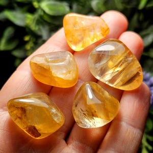 Golden Healer Quartz Crystal, Choose Your Quantity - Yellow Hematoid Quartz from Madagascar, Gold Healer Crystal image 1