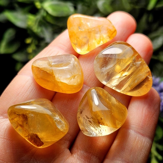 Golden Healer Quartz Crystal, Choose Your Quantity - Yellow Hematoid Quartz from Madagascar, Gold Healer Crystal