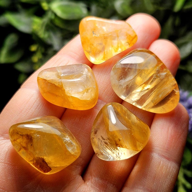 Golden Healer Quartz Crystal, Choose Your Quantity - Yellow Hematoid Quartz from Madagascar, Gold Healer Crystal image 1