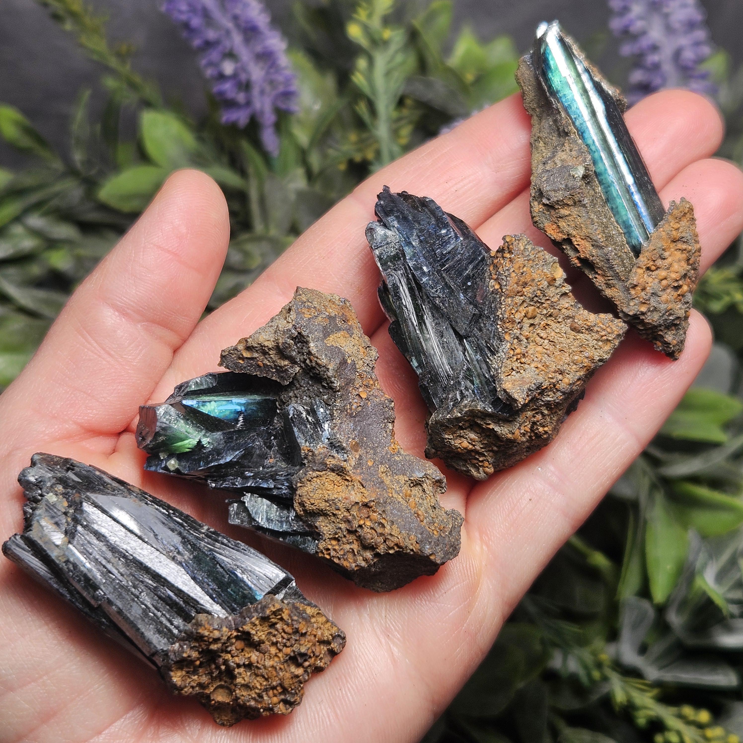Vivianite Crystal Cluster, Collector's Specimen From Brazil