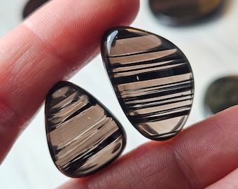 Midnight Lace Obsidian Specimen: Polished Black Obsidian Crystal