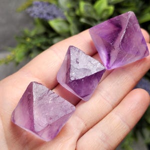 Purple Fluorite Octahedron - Fluorite Octahedron China - Fluorite Octahedron - Purple Fluorite - Fluorite Crystal - Raw Fluorite