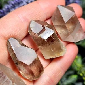 Smoky Lemurian Quartz Crystal Point: Protective Grounding Stone