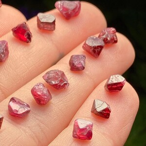 Spinel Crystal - Raw Spinel - Red Spinel - Pink Spinel - Natural Spinel Crystal - Raw Spinel Crystal - Spinel Gemstone - Spinel Gemstone image 6