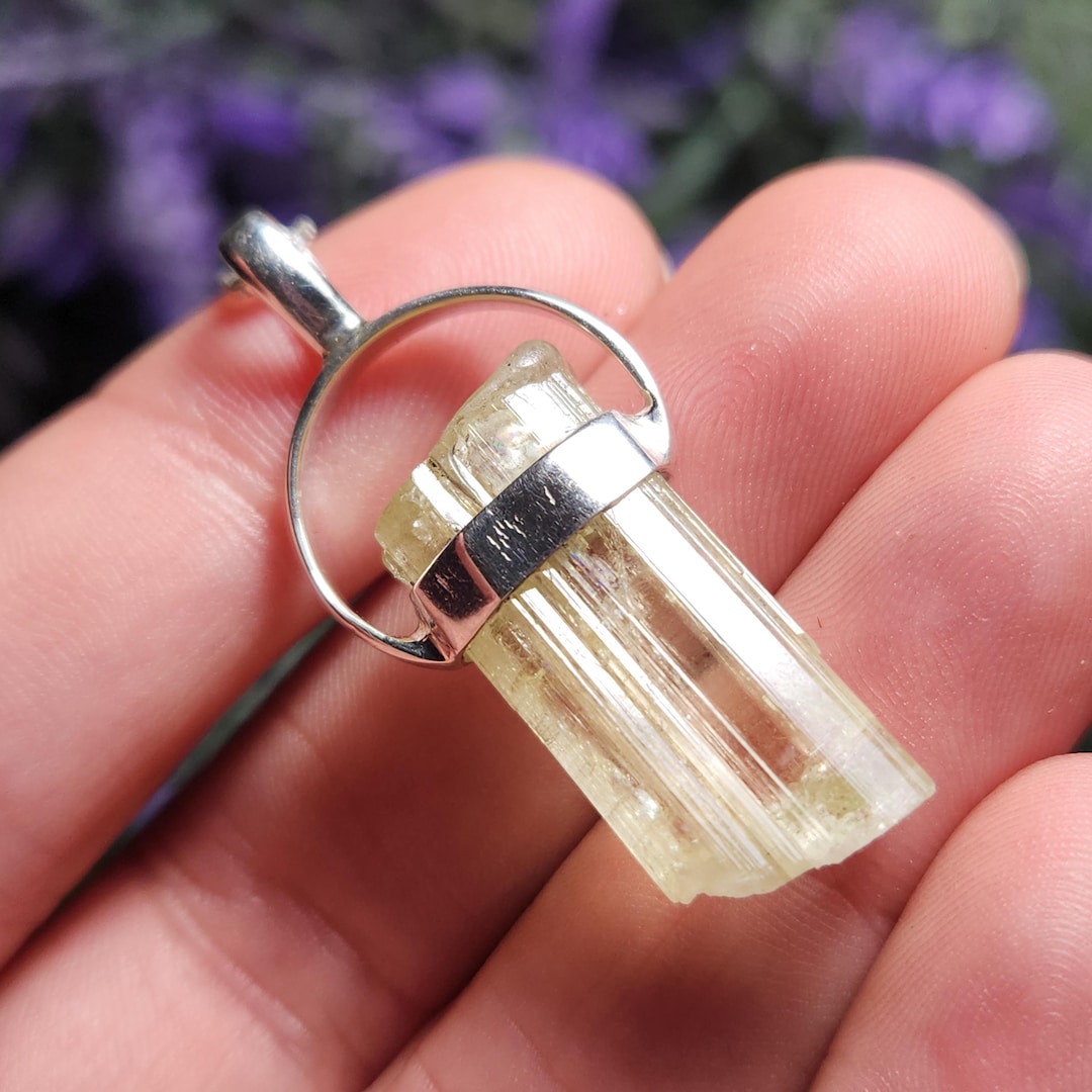 AA Heliodor Pendant - Heliodor Crystal - Heliodor Beryl - Heliodor ...
