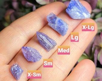 Tanzanite TERMINATED Crystal / Tanzanite Stone / Synergy 12 / Raw Tanzanite / Natural Tanzanite / Tanzanite Gemstone / Tanzanite Crystal