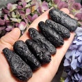 Tibetan Tektite - Black Tektite - Home Decor - Metaphysical - Raw Crystal - Tektite Crystal - Tektite Stone - Tektite - Tektite Meteorite