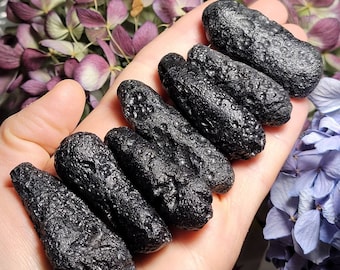 Tibetan Tektite / Black Tektite / Home Decor / Metaphysical / Raw Crystal / Tektite Crystal / Tektite Stone / Tektite / Tektite Meteorite