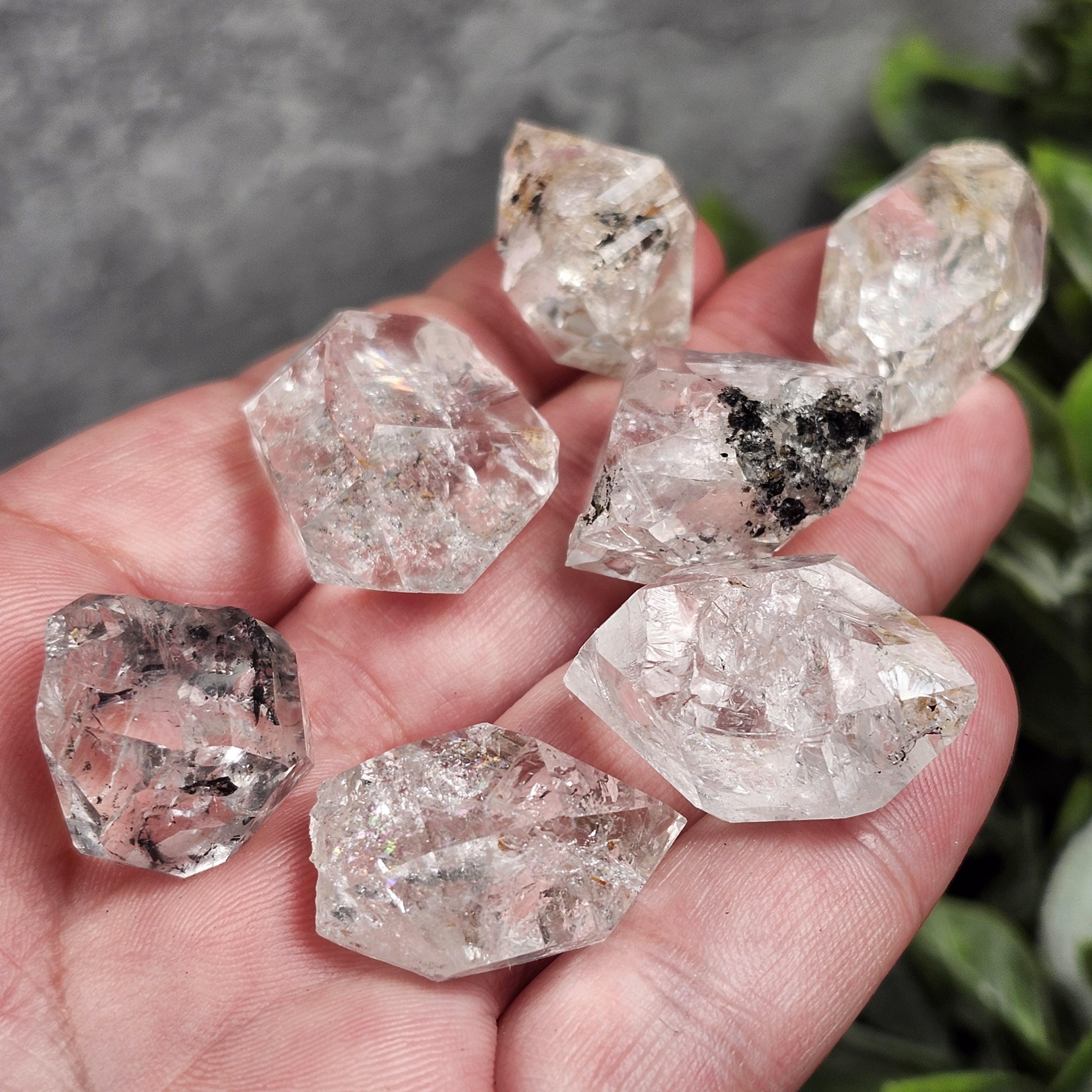 ハーキマーダイヤモンド標本：ニューヨーク産クォーツクリスタル（0.75