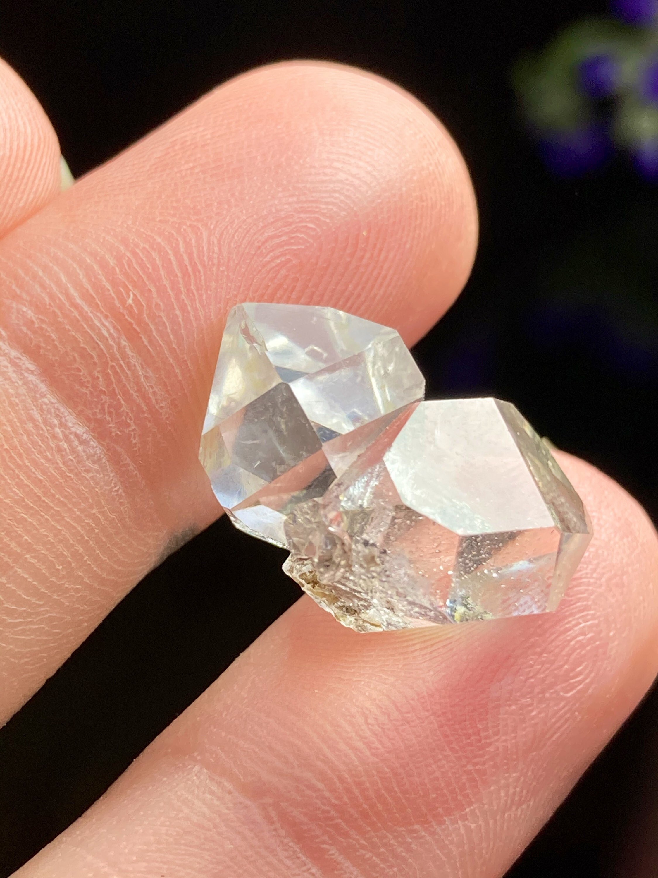 Twin flame herkimer best sale diamond