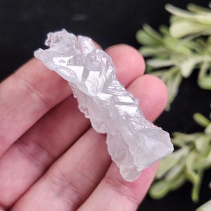 Etched Goshenite Crystal Specimen: Natural Beryl Stone