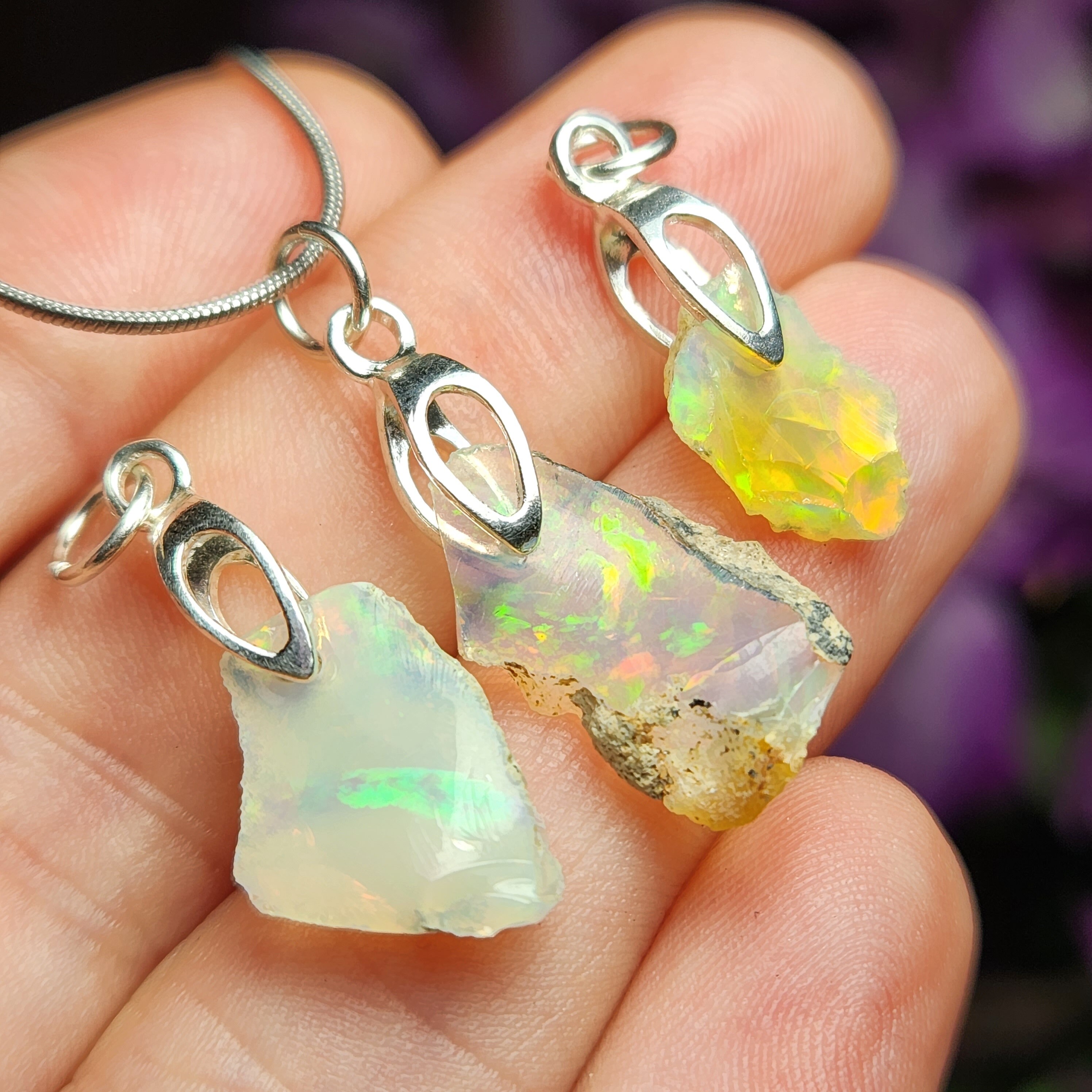 rainbow opal beads opal stone opal jewelry opal gem real opal necklace  NP-1632