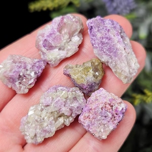 Purple Vesuvianite Crystal - Raw Vesuvianite Crystal - Natural Vesuvianite - Idocrase - Vesuvianite Stone - Canadian Purple Vesuvianite