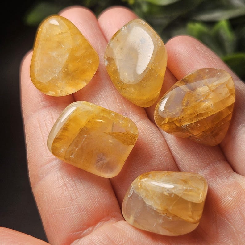 Golden Healer Quartz Crystal, Choose Your Quantity - Yellow Hematoid Quartz from Madagascar, Gold Healer Crystal image 11