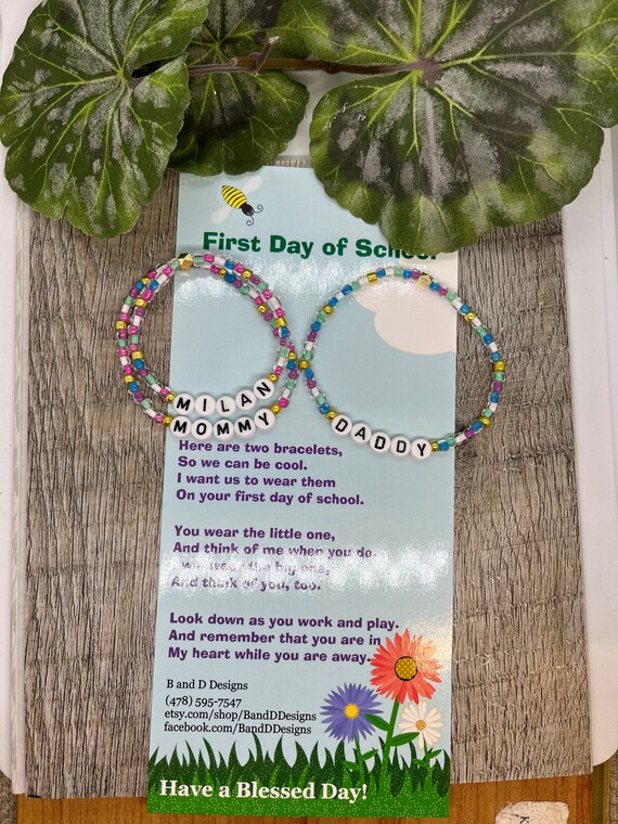 Teal Floral Mommy & Me Bracelet Teal Floral Mommy & Me Bracelet