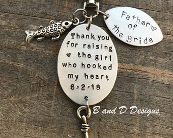 Father of the Bride  Fishing lure from the Groom -  Father's Day- Father of the Groom- Groomsmen  Groom