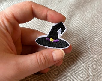 Witch Hat Embroidered Pin | Spooky Collection