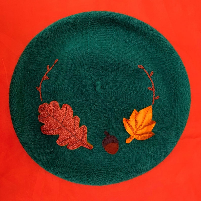 Changing Leaves Beret Cottagecore Collection image 2