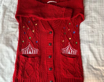 Circus Cardigan | Clowncore Collection | Made to Order