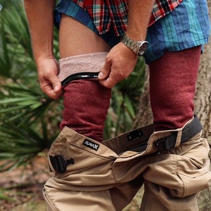 Herren Beinwärmer, Kein Slip, Beinabdeckung, Warme Unterwäsche, Under Armour, Oberschenkel Hoch, Beinwärmer, Basisschicht, Männer, Outdoor, Jagd, Warme Schicht