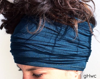 Geripptes Strickstirnband | Dreadlock Tube, Yoga, Laufen