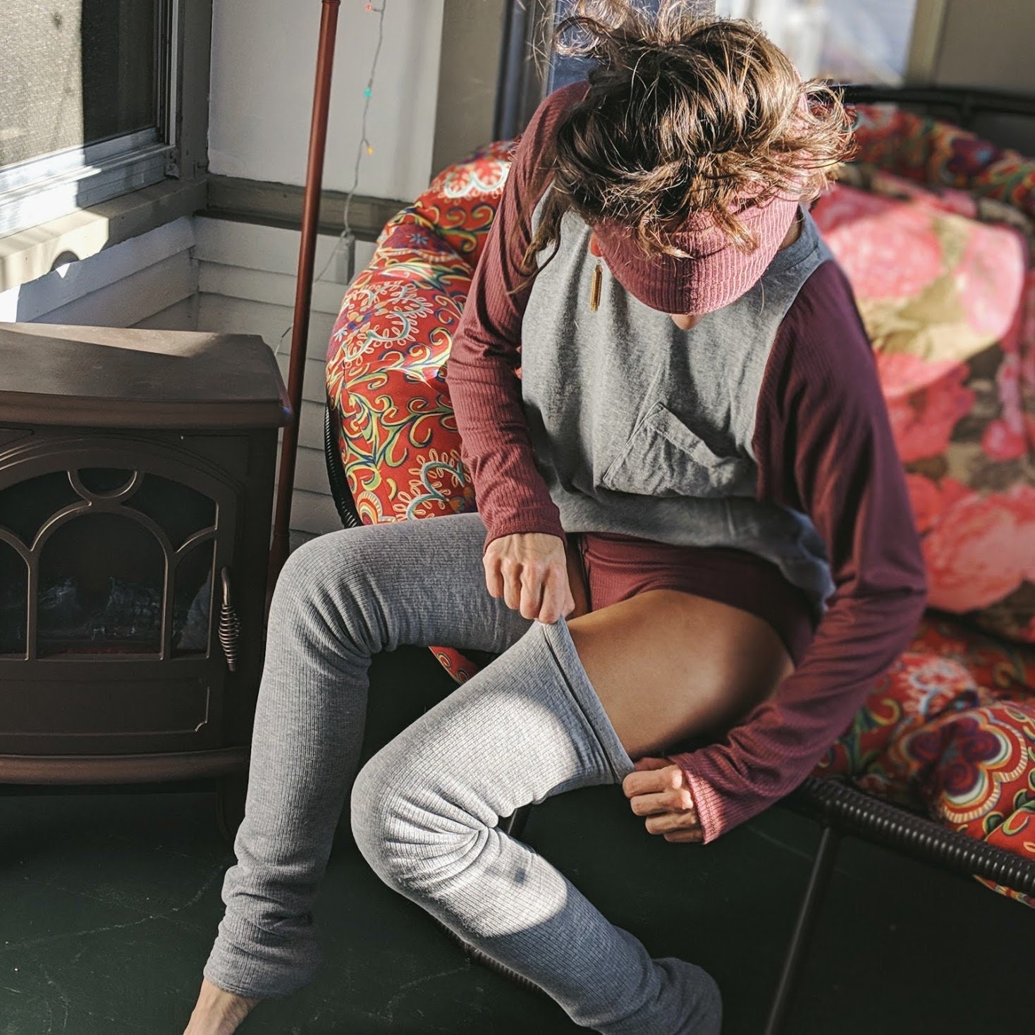 Calze Sopra Il Ginocchio Da Donna Invernali, Lavorate A Maglia, Calde - Foto 8