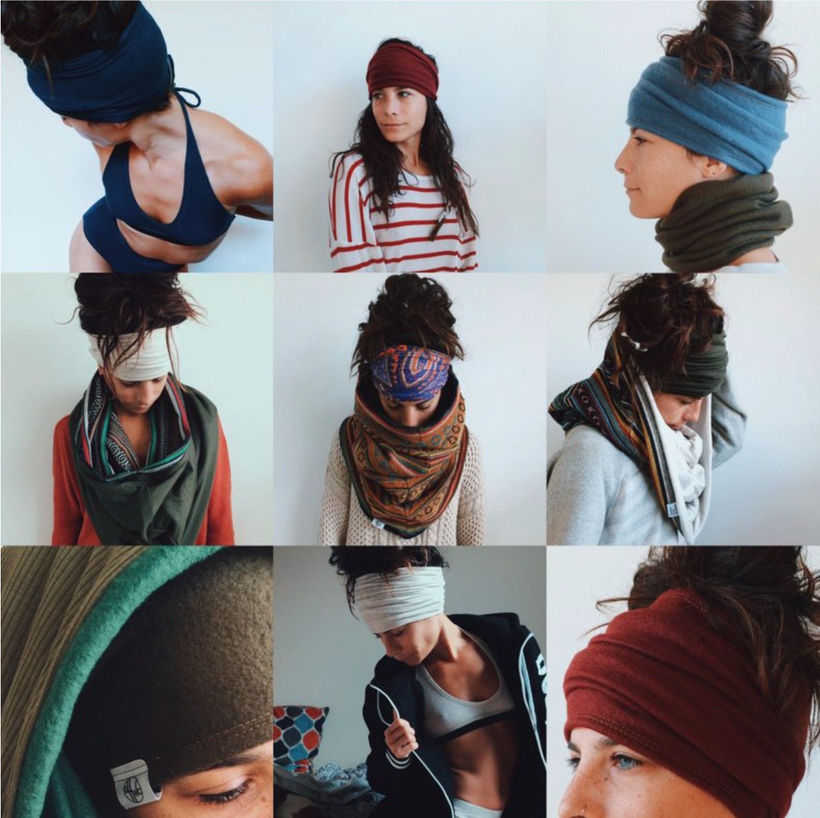 Fascia per capelli in morbidissima lana, fasce per capelli lavorate a mano in stile nido d'ape, turbante per capelli in lana mohair Superkid, scaldaorecchie in lana caldi per l'inverno - Italia