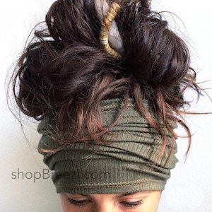 Headband, Wide Headband, Dreadband, Boho Headband, Running Headband, Yoga Headband, Hair Tube, Dread Sock, Loc Wrap, Dreadlock, Hair Wrap