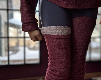 Sherpa Leg Warmers, Soft Leg Warmers, Fitting, Non Slip Leg, Thigh High, Leg Warmer, Sherpa lined, Soft Fuzzy, Warm Leg Warmers, Warm Layer