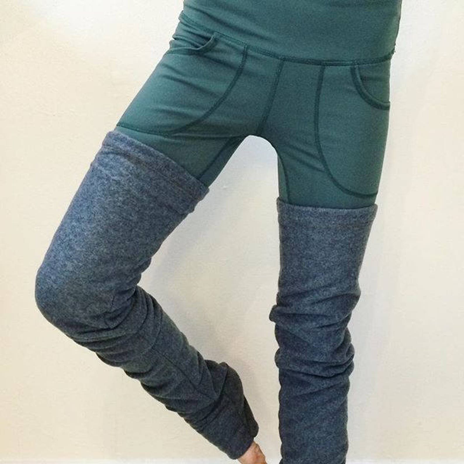 Fleece Leg Warmers Long Warm Natural Fitting Stretchy Warm Etsy