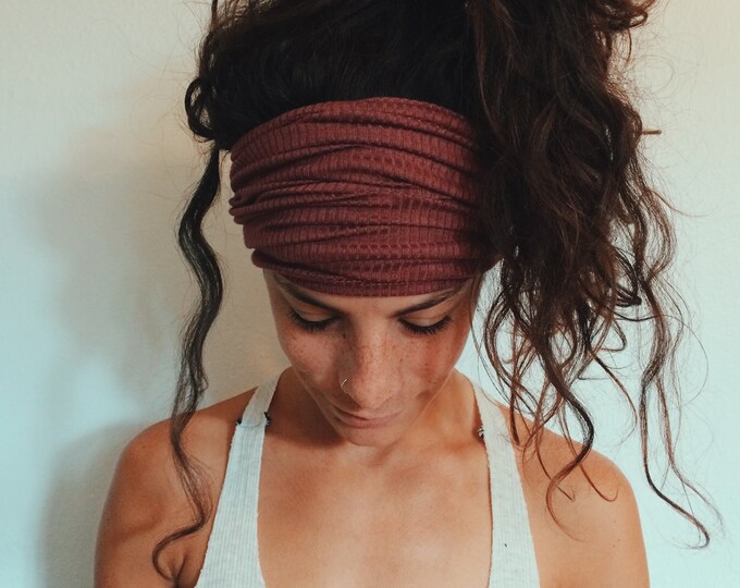 Handmade Unisex Tube Headband For Dreadlocks, Dread Sock Dreadband, Cotton Jersey Blend, Made In Croatia