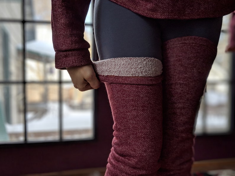 Sherpa Leg Warmer Soft Leg Warmers Non Slip Leg Thigh High Etsy