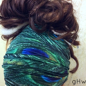 Headband Tube Dread Sock Loc Wrap | Long Headband for Hair Dreadlocks Up Do Unisex Stretchy Comfy, Dread sock, Loc Wrap, Dread Wrap