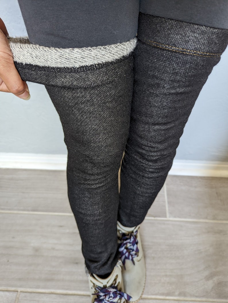 Black Sherpa Leg Warmer Leg Warmer Fitting Non Slip Leg Etsy