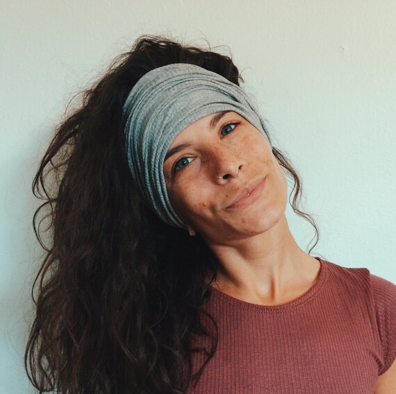 Eco Headband, Wide Headband, Womens Headband, Yoga Headband  display picture 2