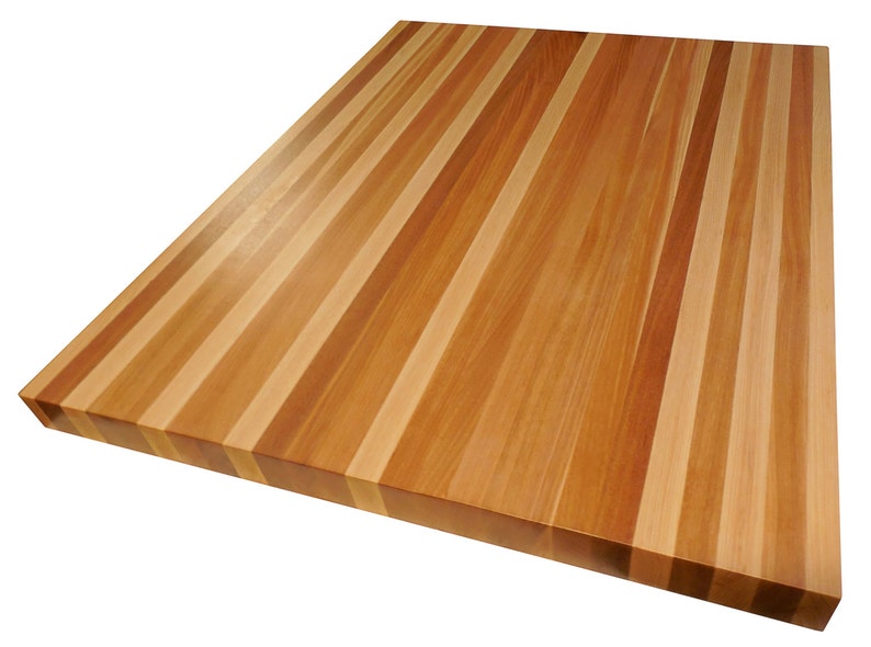 Calico Hickory Butcher Block Countertop Edge Grain Kitchen Etsy