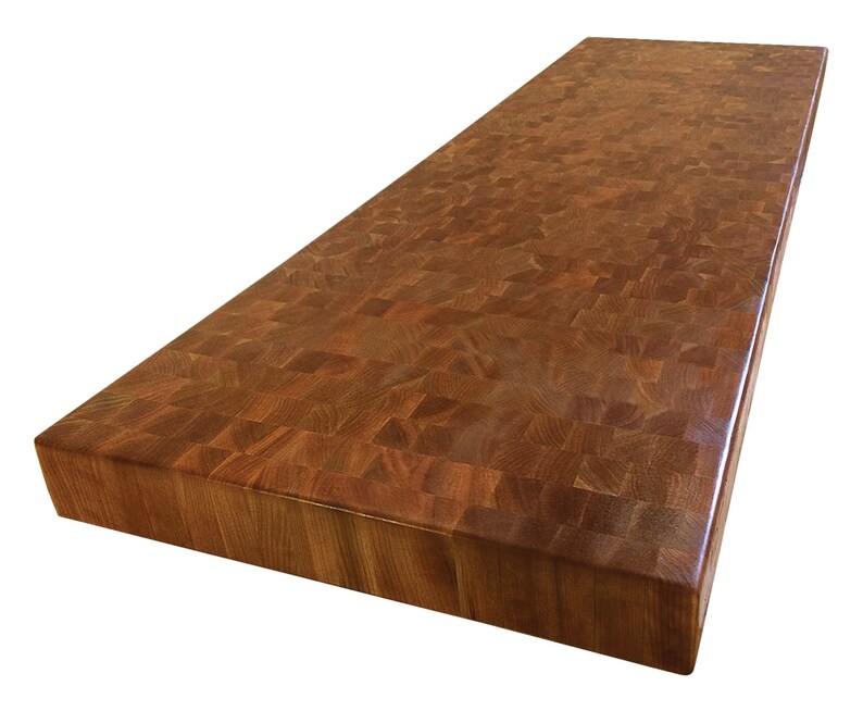 End Grain Cherry Butcher Block Countertop Island Chopping Etsy