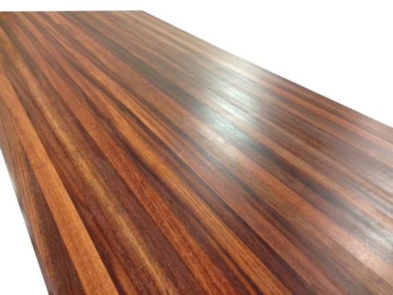 Brazilian Cherry Jatoba Butcher Block Countertop Edge Etsy