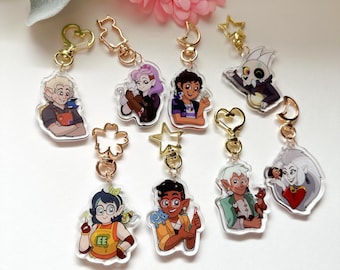 Owl House Fan Art – Acrylic Keychain & Waterproof Vinyl Sticker