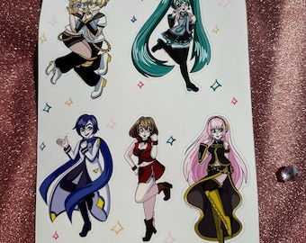 Vocaloid Fanart vinyl waterproof Stickers and sticker sheet