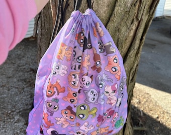 LPS Drawstring Bag with original artwork (pets not included)