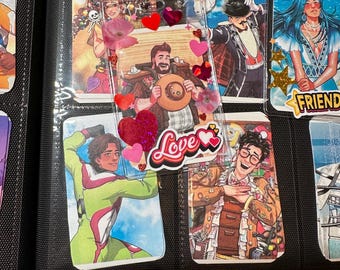 Date Everything photo card holder customizable keychain