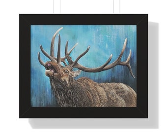 After the Rain Bull Elk Bugle limited run poster print