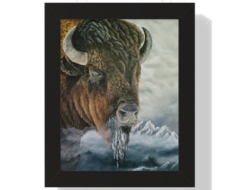 Majestic American Bison-Limited Poster from Original artwork