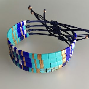 Boho Bracelet, Adjustable Tila Colorful Bracelet, Summer Jewelry, Friendship Bracelet, Layered Summer Armband, For Her, Gift For Woman