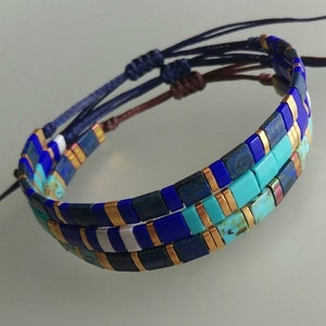 Summer Beach Jewelry, Adjustable Tila Colorful Bracelet, Tila Layered Bracelet, Friendship Bracelet, Gift For Friend, For Her, For Woman